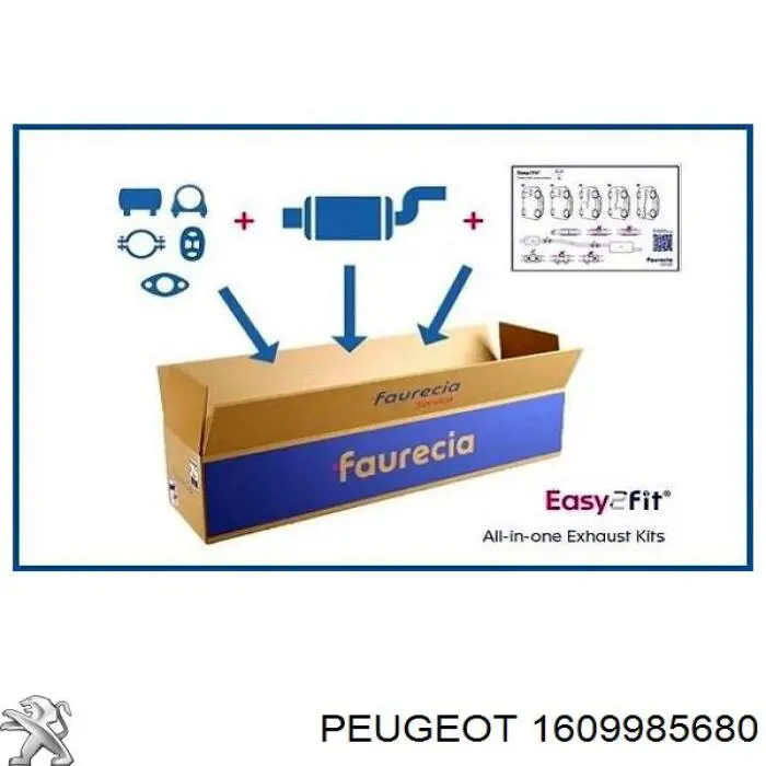 Купити 1609985680 Peugeot/Citroen Вихлоп