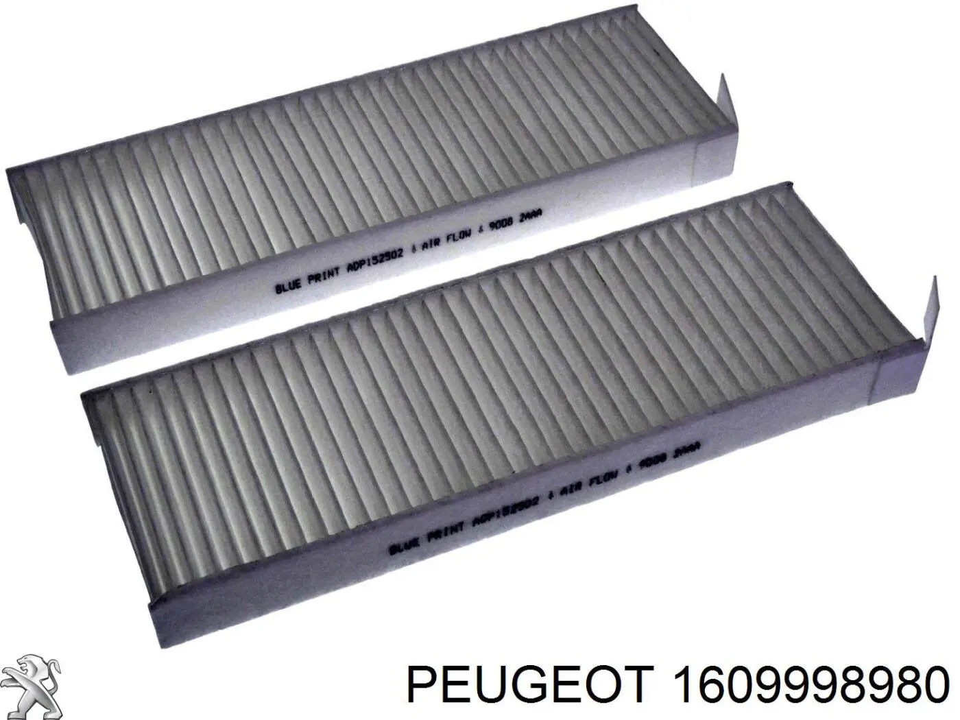 Фільтр повітряний обігрівача Peugeot/Citroen 1609998980 ціна, від 7.33 USD
