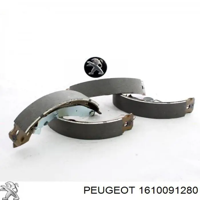 1610091280 Peugeot/Citroen колодки гальмові задні, барабанні