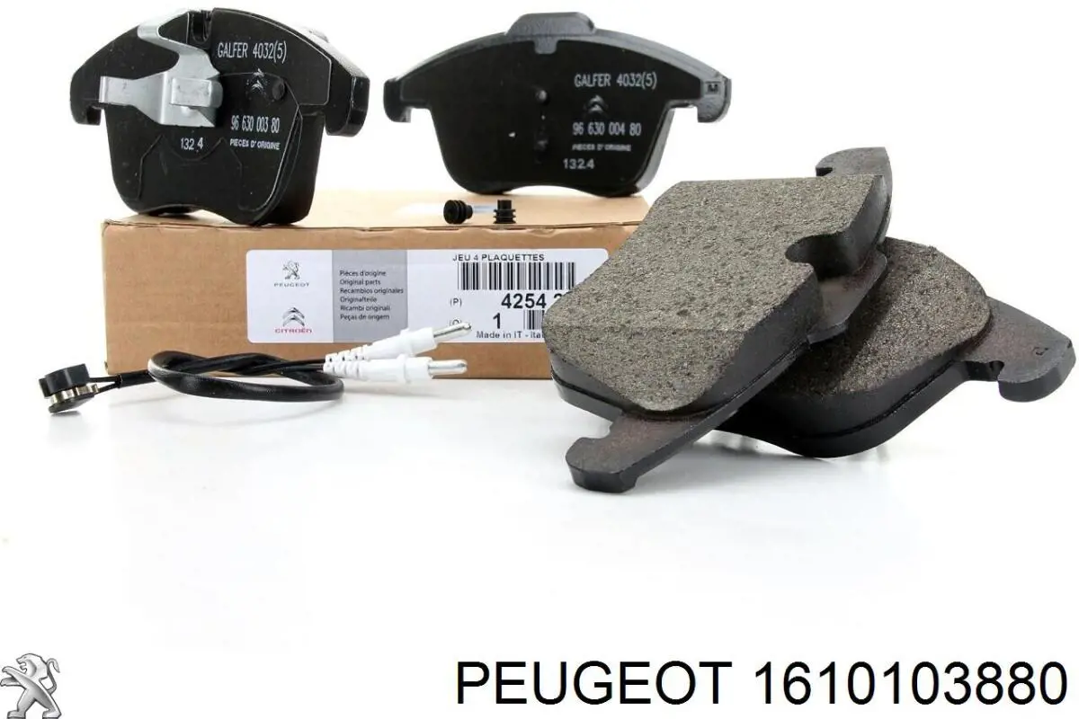 Гальмівні колодки Peugeot/Citroen 1610103880 ціна, від 42.07 USD