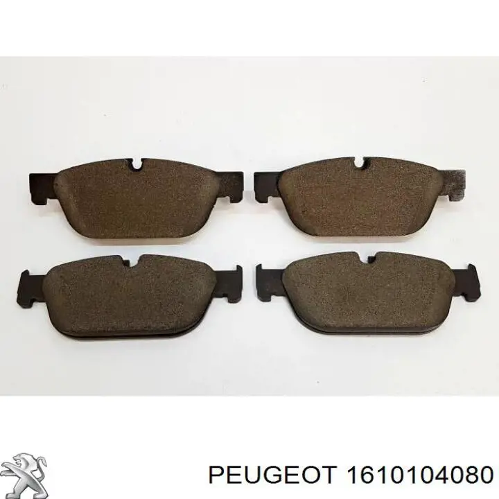 1610104080 Peugeot/Citroen Передні гальмівні колодки