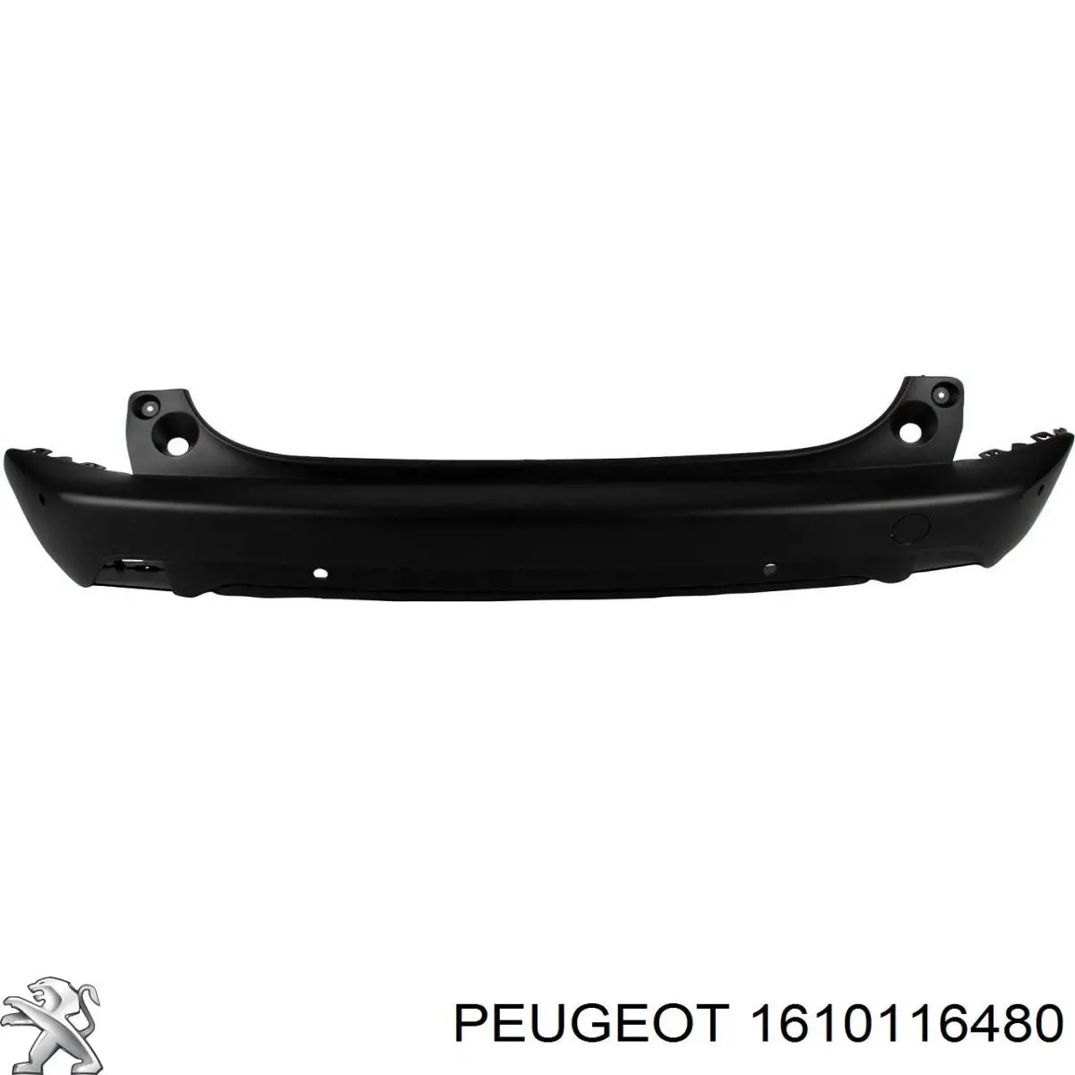 Купити 1610116480 Peugeot/Citroen Бампер задній, права частина