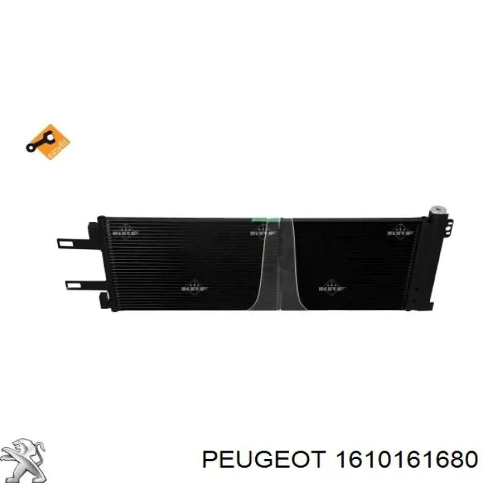 Конденсатор кондиціонера Peugeot/Citroen 1610161680 ціна, від 66.32 USD