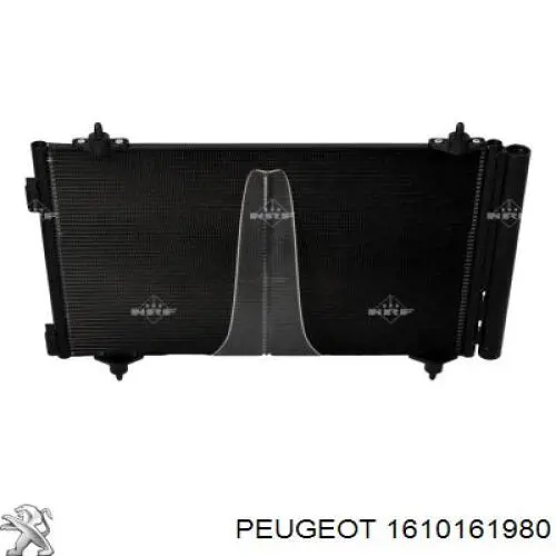 Купити 1610161980 Peugeot/Citroen Радіатор системи охолодження кондиціонера