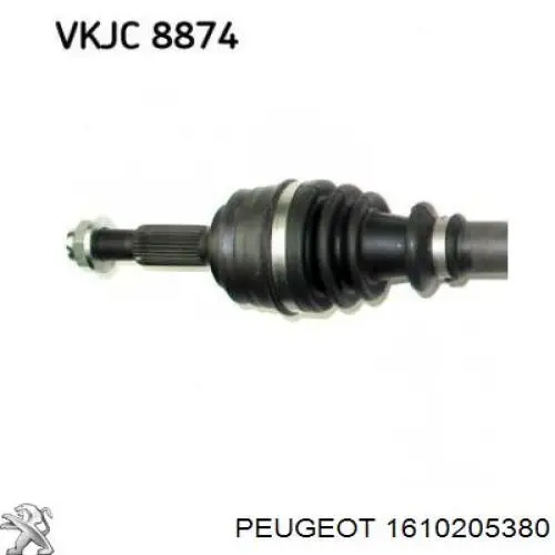 Купити 1610205380 Peugeot/Citroen Піввісь права