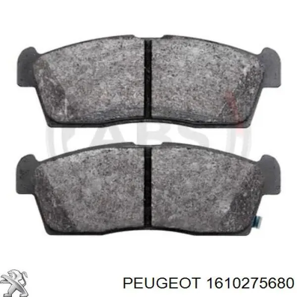 Колодки гальмівні передні, дискові 1610275680 Peugeot/Citroen