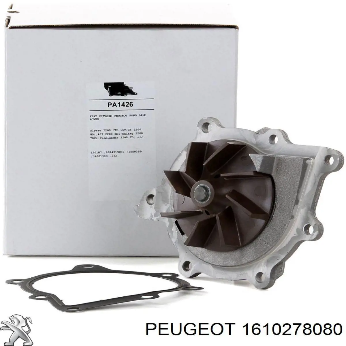 Помпа охолодження Peugeot/Citroen 1610278080 ціна, від 50.49 USD
