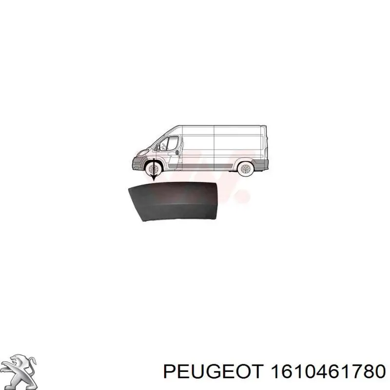 1610461780 Peugeot/Citroen Розширювач/накладка арки переднього крила, лівий