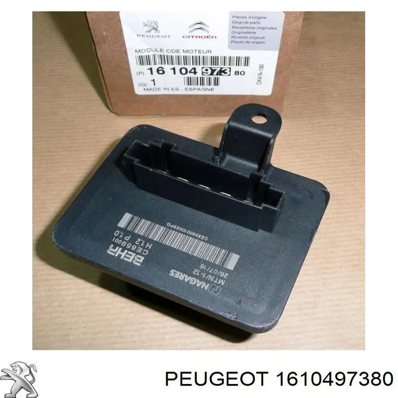Резистор обігрівача Peugeot/Citroen 1610497380 ціна, від 128.73 USD