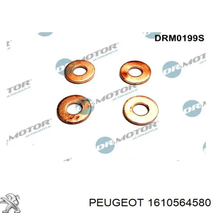 Ущільнююче кільце форсунок інжектора Peugeot/Citroen 1610564580 ціна, від 1.56 USD