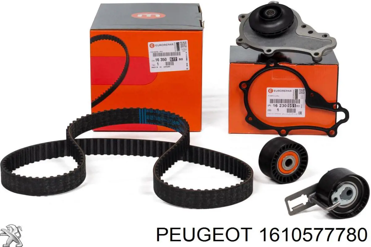 Комплект ГРМ Peugeot/Citroen 1610577780 ціна, від 120.03 USD
