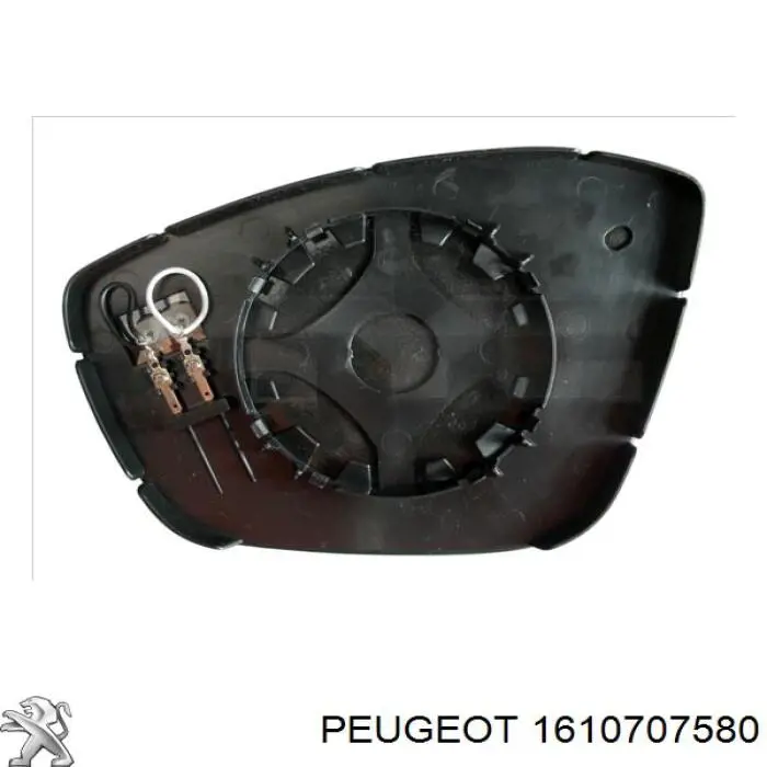 1610707580 Peugeot/Citroen дзеркальний елемент дзеркала заднього виду, лівого
