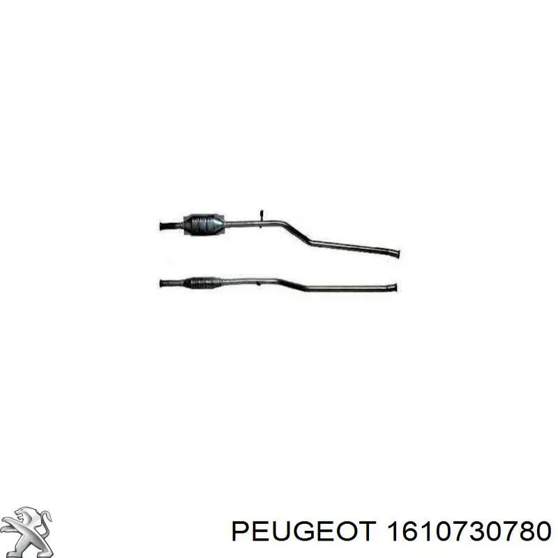 Купити 1610730780 Peugeot/Citroen Труба приймальна (штани) глушника, передня