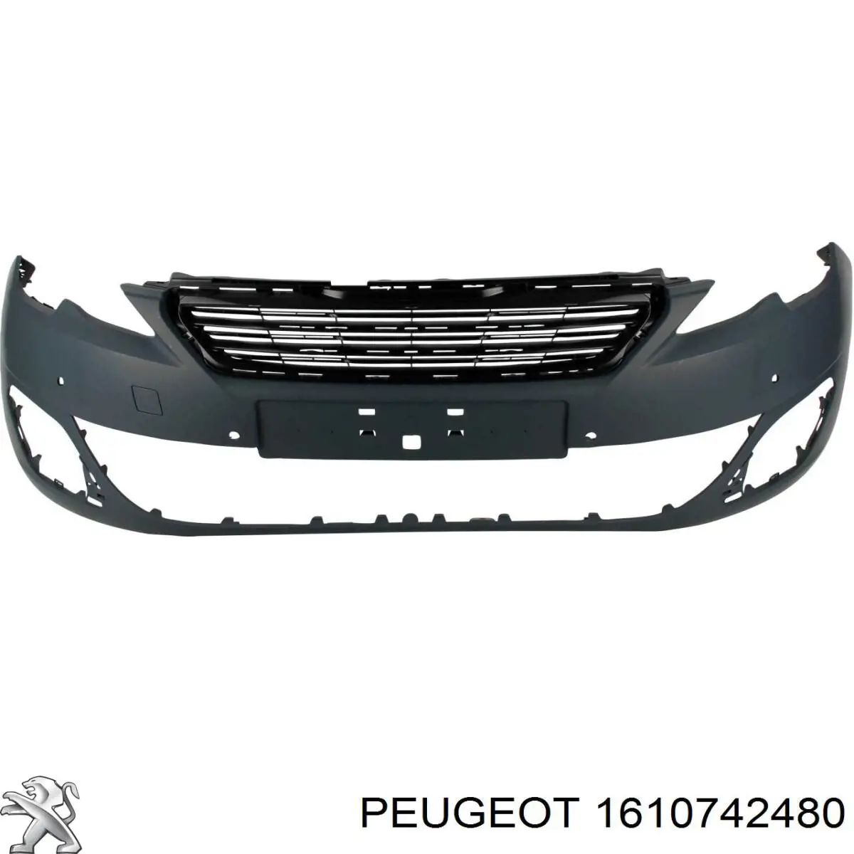 1610742480 Peugeot/Citroen Бампер передній в зборі