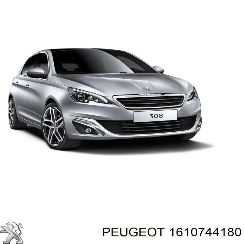 Купити 1610744180 Peugeot/Citroen Решітка переднього бампера, ліва