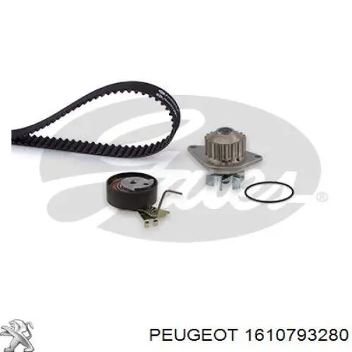 1610793280 Peugeot/Citroen Ремінь ГРМ, комплект