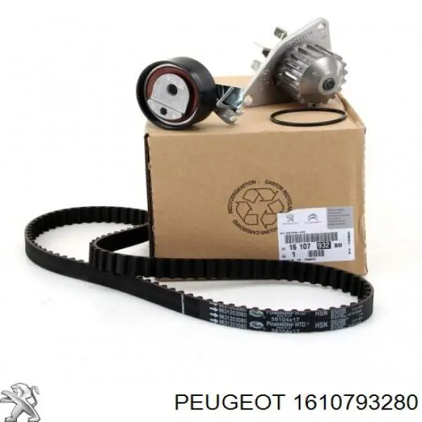 Комплект ГРМ Peugeot/Citroen 1610793280 ціна, від 86.09 USD