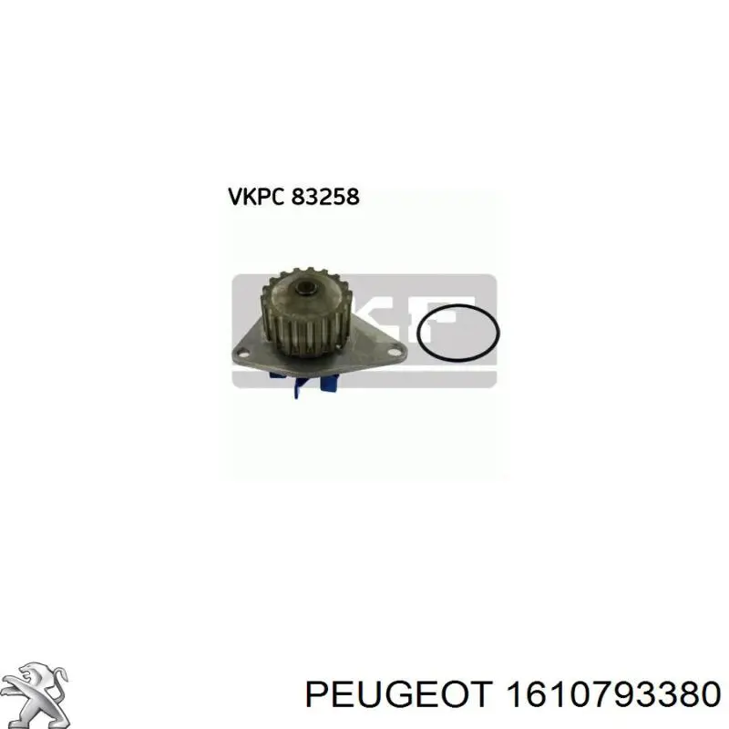 Комплект ГРМ Peugeot/Citroen 1610793380 ціна, від 204.33 USD