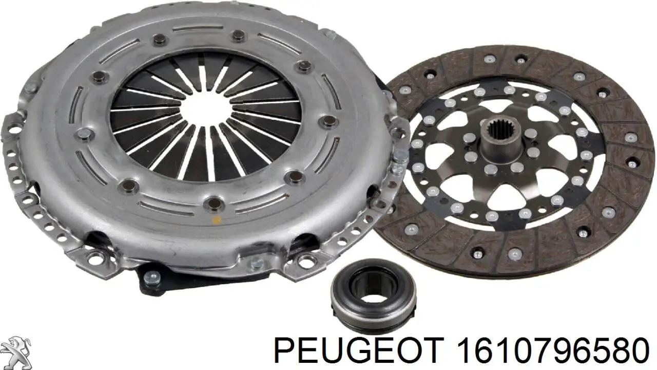 1610796580 Peugeot/Citroen комплект зчеплення (3 частини)