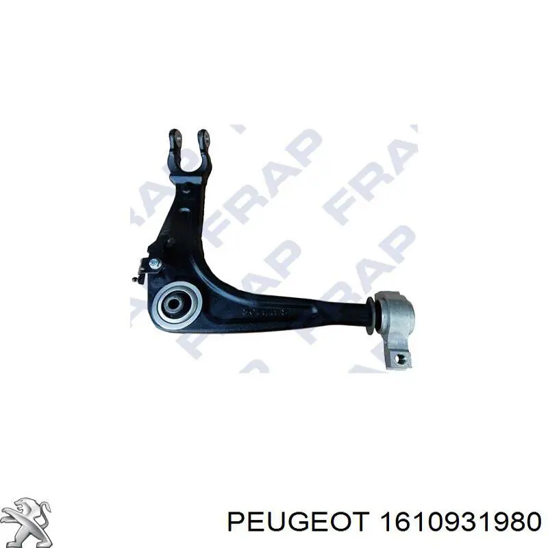 1610931980 Peugeot/Citroen Сайлентблок переднього нижнього важеля