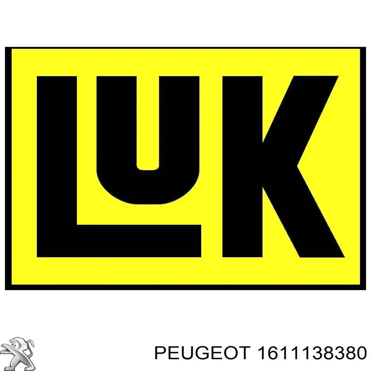 Купити 1611138380 Peugeot/Citroen Комплект зчеплення (диск, корзина, підшипник)