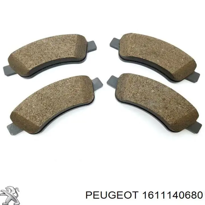 Гальмівні колодки Peugeot/Citroen 1611140680 ціна, від 20.96 USD