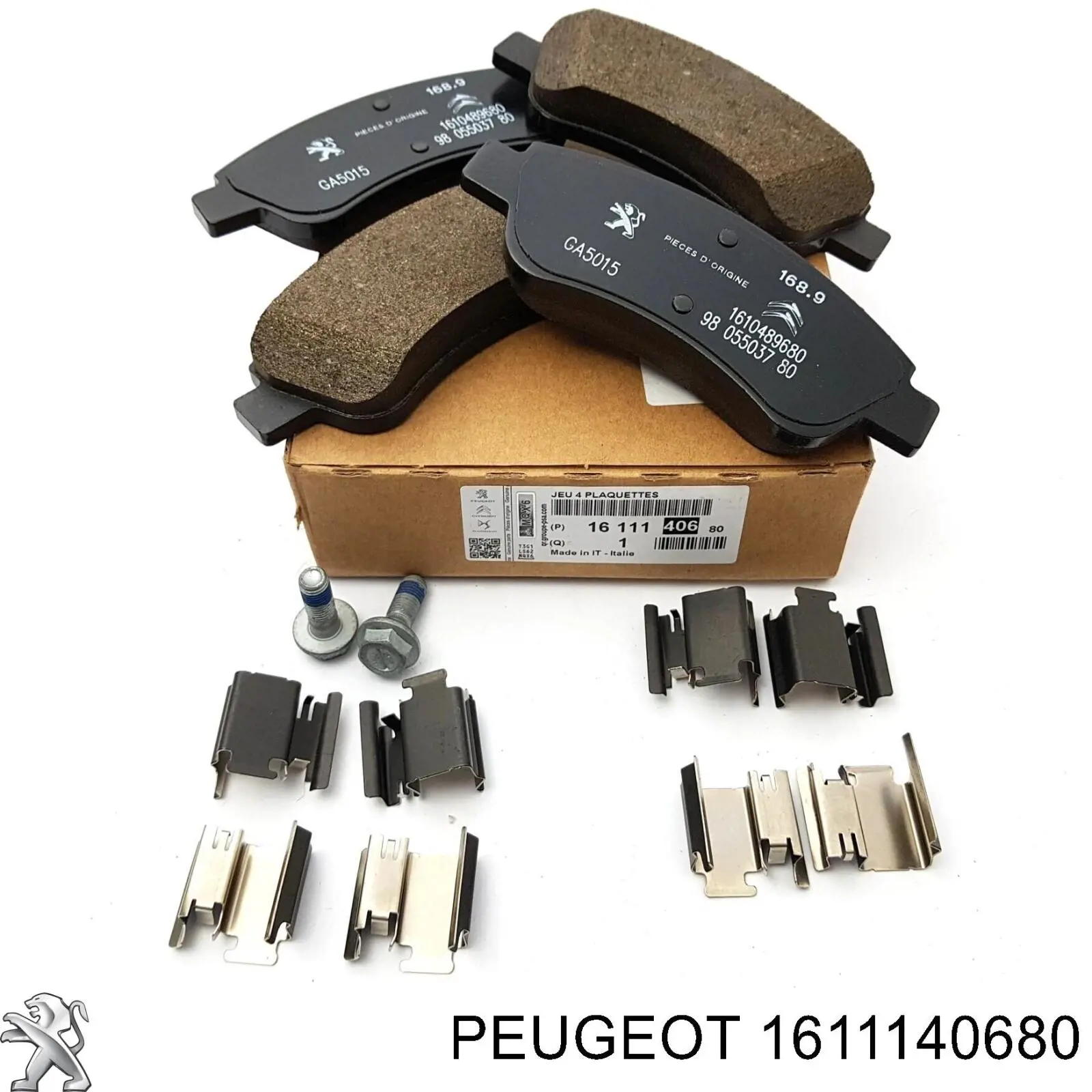 1611140680 Peugeot/Citroen Передні гальмівні колодки