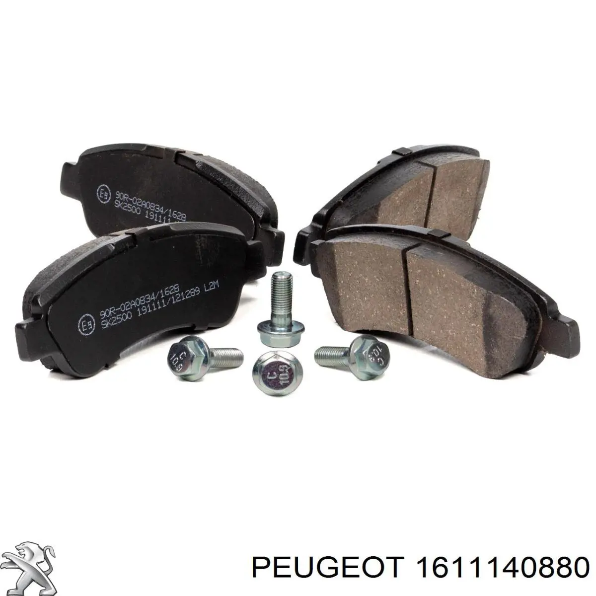 Купити 1611140880 Peugeot/Citroen Задні колодки