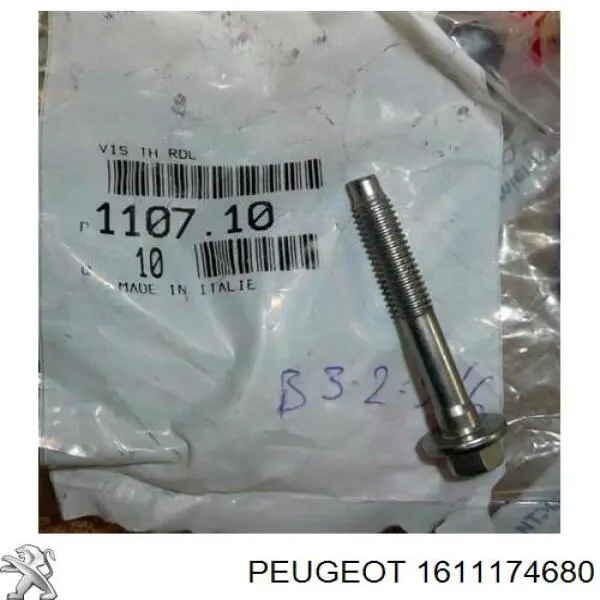 Купити 1611174680 Peugeot/Citroen Шланг розширювального бачка, нижній