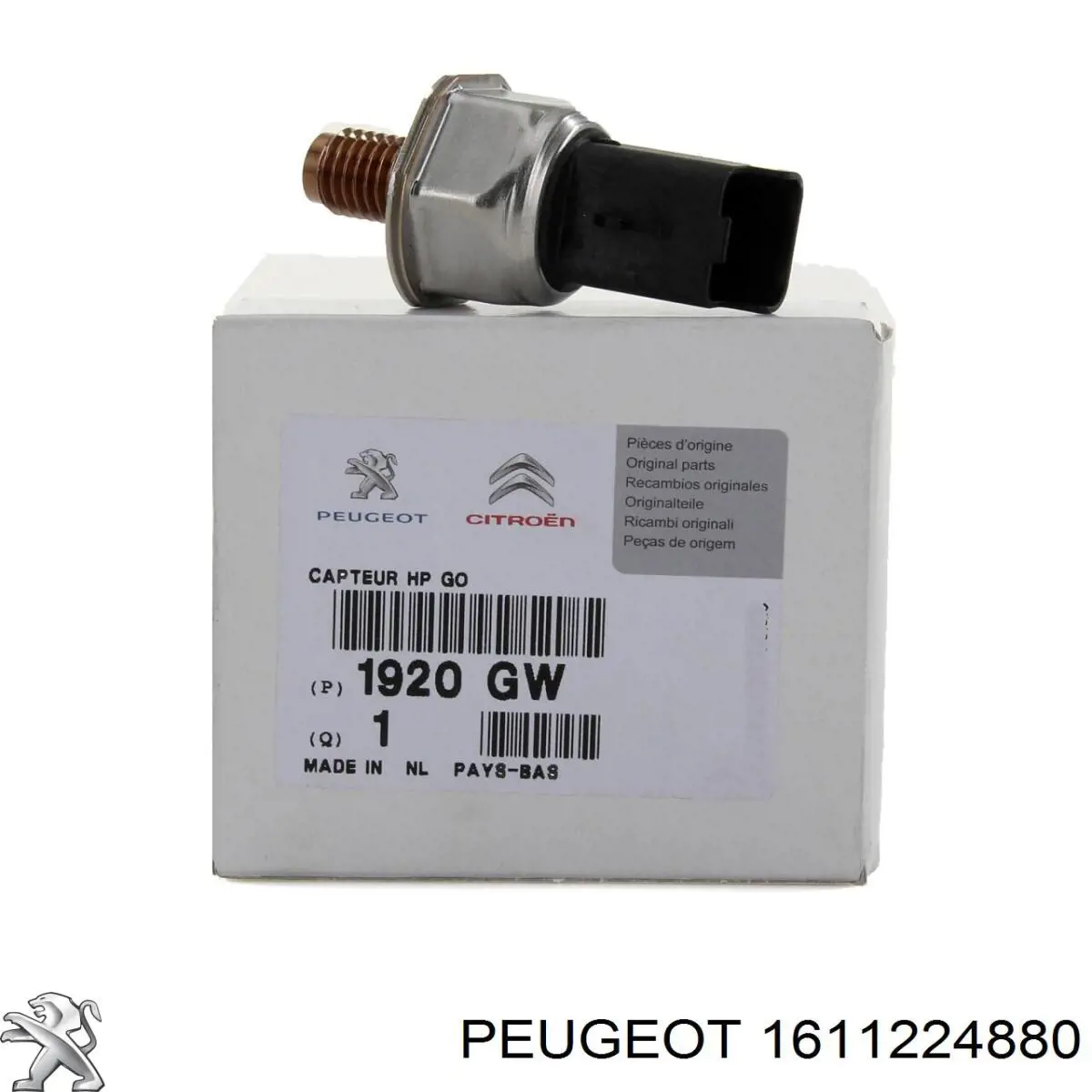 Купити 1611224880 Peugeot/Citroen Датчик сигналізації паркування (парктронік), передній