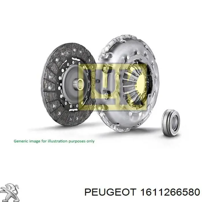 Комплект зчеплення (3 частини) Peugeot/Citroen 1611266580 ціна, від 120.76 USD