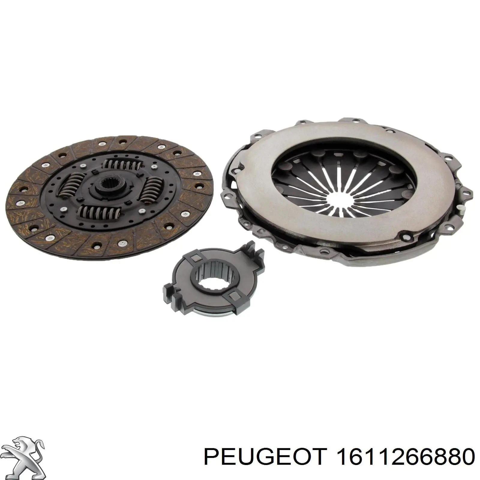 1611266880 Peugeot/Citroen комплект зчеплення (3 частини)