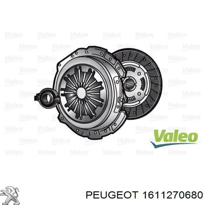 1611270680 Peugeot/Citroen комплект зчеплення (3 частини)