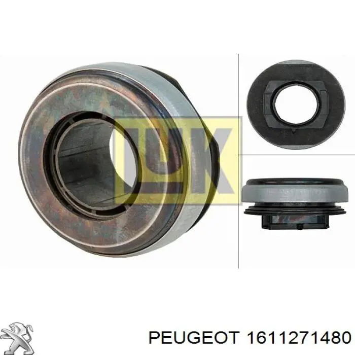 Вижимний підшипник Peugeot/Citroen 1611271480 ціна, від 33.15 USD