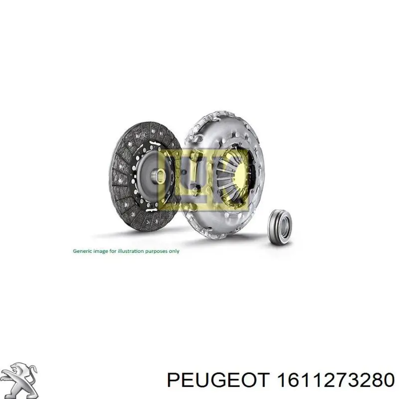 Комплект зчеплення  Peugeot/Citroen 1611273280
