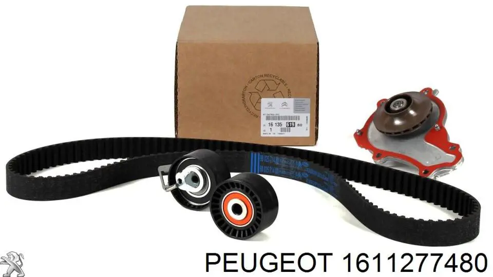 Ремінь приводний, агрегатів, комплект Peugeot/Citroen 1611277480 ціна, від 100.94 USD
