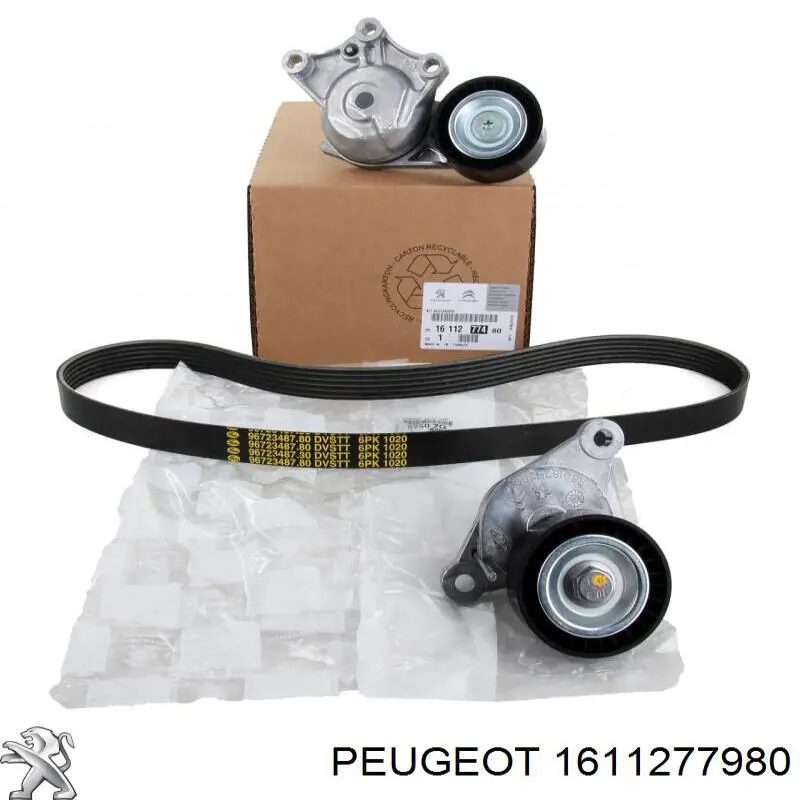 Ремінь приводний, агрегатів, комплект Peugeot/Citroen 1611277980 ціна, від 36.98 USD