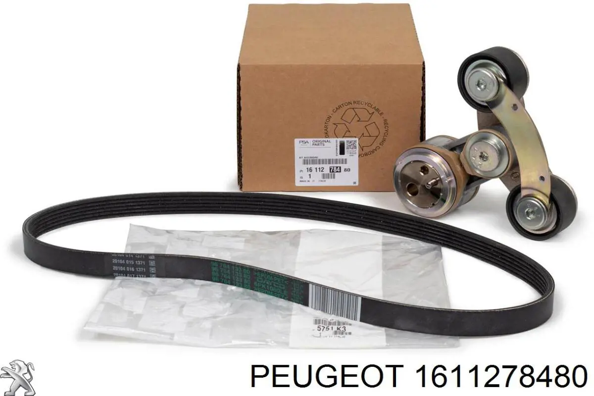 Ремінь приводний, агрегатів, комплект 1611278480 Peugeot/Citroen