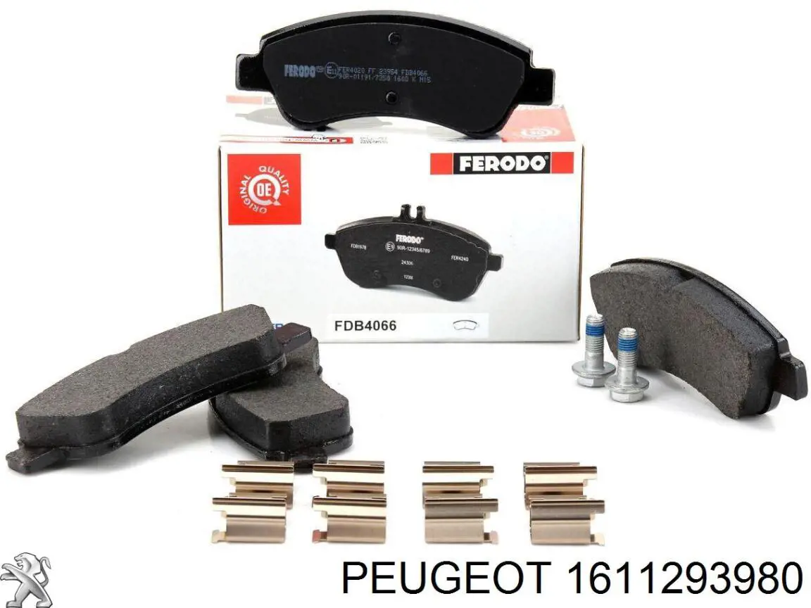 1611293980 Peugeot/Citroen Передні гальмівні колодки