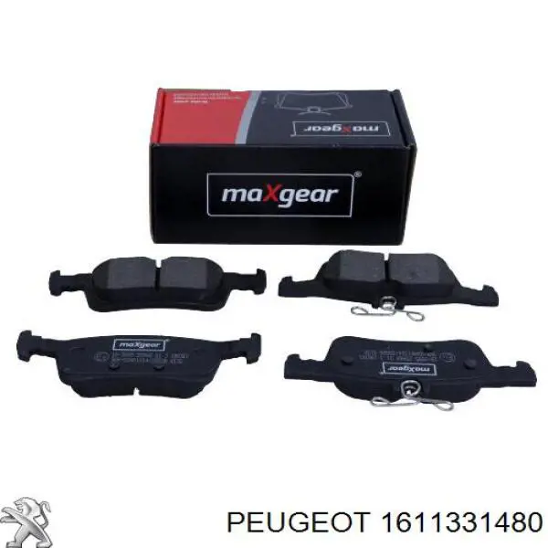 Задні гальмівні колодки Peugeot/Citroen 1611331480 ціна, від 27.03 USD