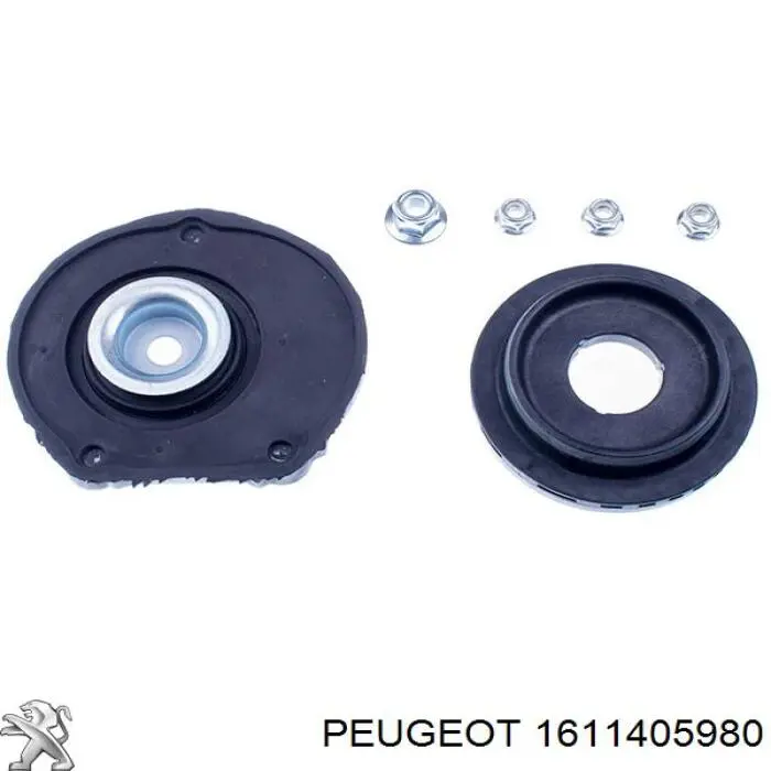 Купити 1611405980 Peugeot/Citroen Підшипник опорний амортизатора, переднього