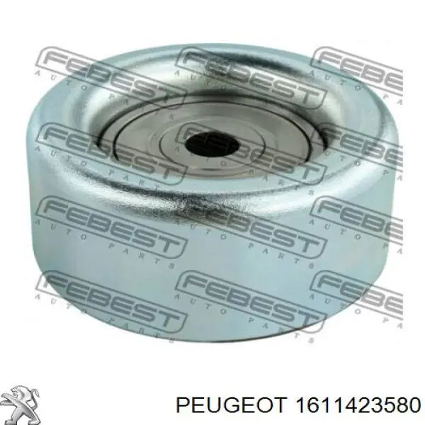 1611423580 Peugeot/Citroen Ролик приводного ременя, паразитний