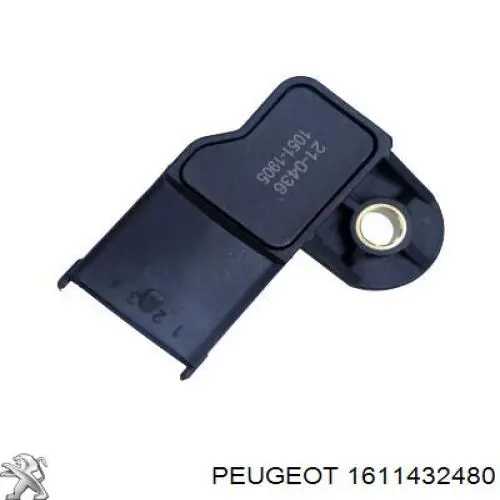 1611432480 Peugeot/Citroen датчик тиску наддуву (датчик нагнітання повітря в турбіну)