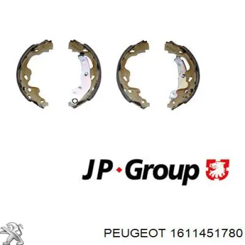 1611451780 Peugeot/Citroen Колодки гальмівні задні, барабанні