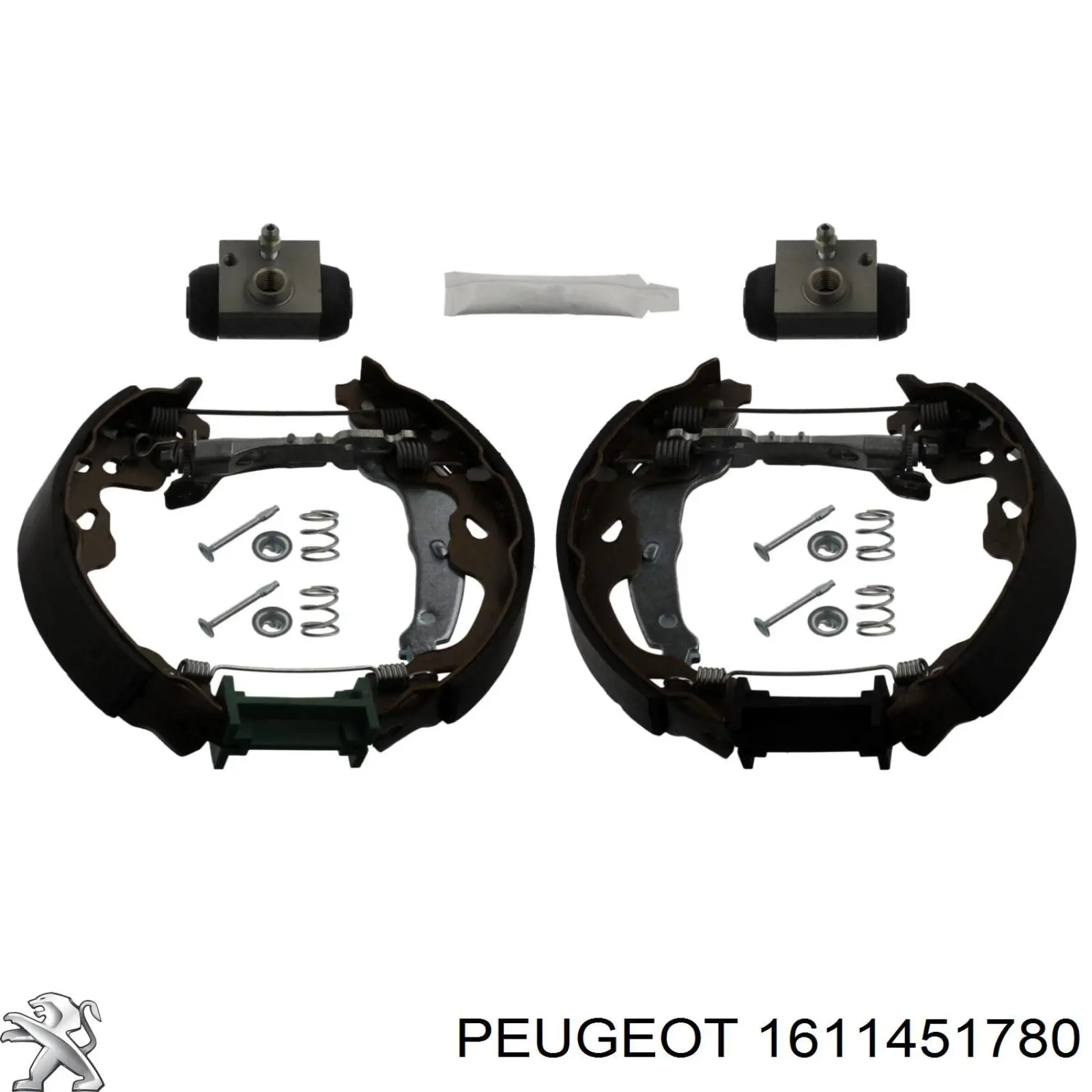Колодки гальмові задні, барабанні Peugeot/Citroen 1611451780 ціна, від 127.15 USD