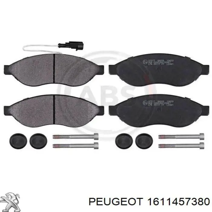 Гальмівні колодки Peugeot/Citroen 1611457380 ціна, від 35.71 USD