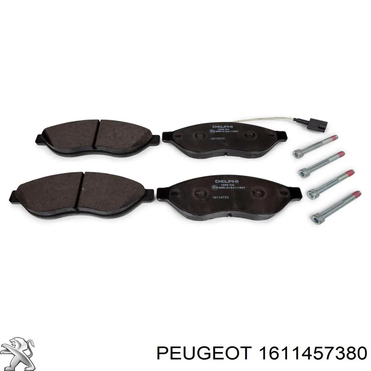 1611457380 Peugeot/Citroen Передні гальмівні колодки