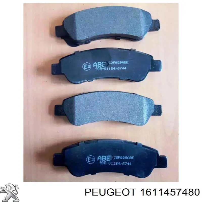 Задні гальмівні колодки Peugeot/Citroen 1611457480 ціна, від 18.51 USD