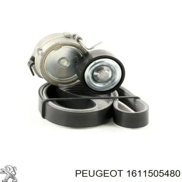 1611505480 Peugeot/Citroen ремінь приводний, агрегатів, комплект
