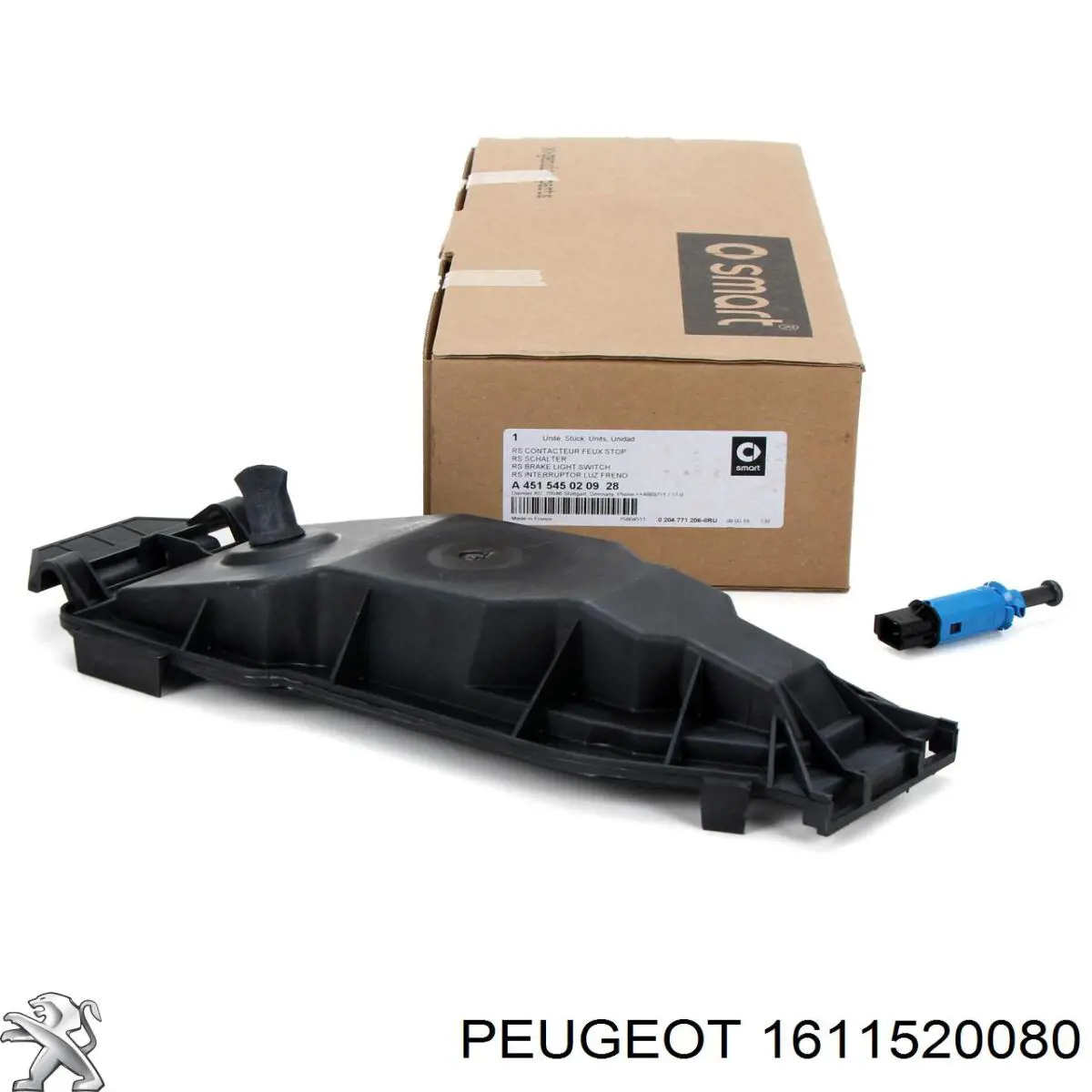 Купити 1611520080 Peugeot/Citroen Датчик положення педалі зчеплення